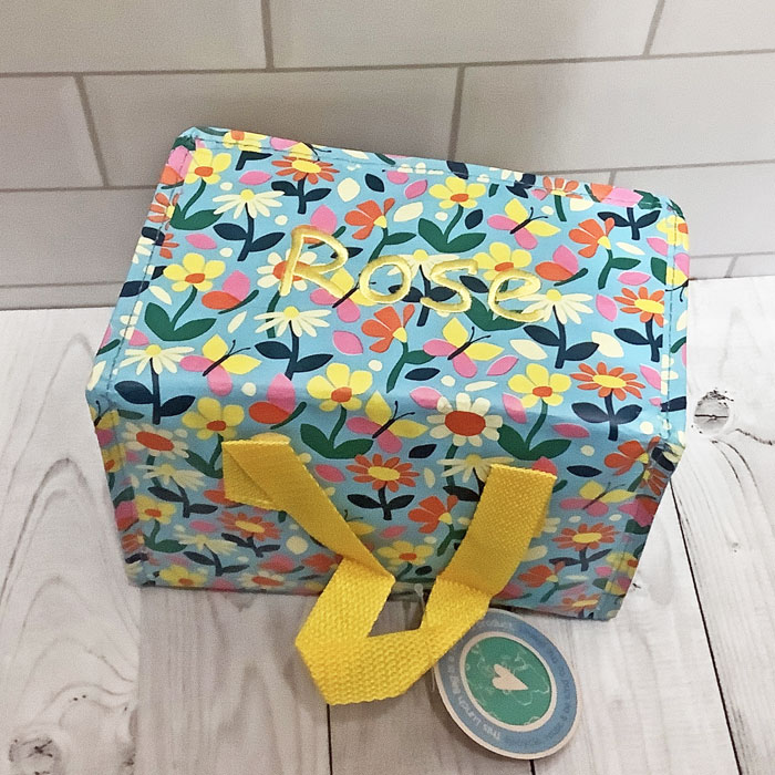 Personalised Butterfly Garden Insulated Recycled Lunch Bag