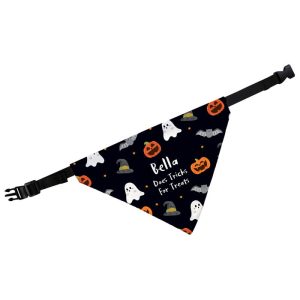 Personalised Halloween Dog Bandana Small Medium Dogs