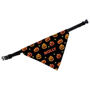 Personalised Pumpkin Patch Dog Bandana Small to Medium Dogs