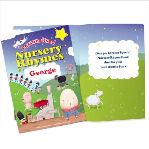 Kid's A4 Personalised Nursery Rhyme Book