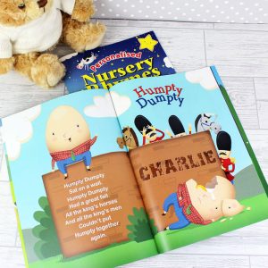 Kid's A4 Personalised Nursery Rhyme Book