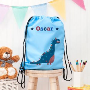 Boy's Personalised Sky Blue Waterproof Swim Kit or P.E. Bag