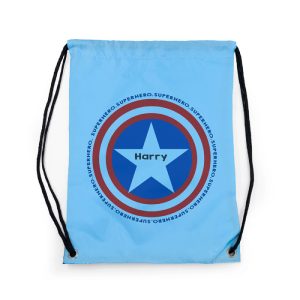 Personalised Superhero Waterproof Swim Bag or School PE Bag