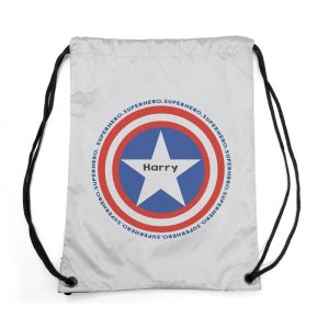 Personalised Superhero Waterproof Swim Bag or School PE Bag