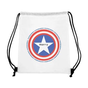 Personalised Superhero Waterproof Swim Bag or School PE Bag