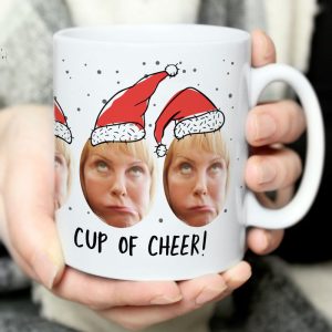Personalised Photo Upload Ceramic Santa Mug
