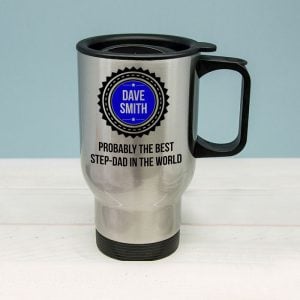 Probably The Best Step Dad Personalised Travel Mug