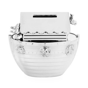 Personalised Engraved Elephant & Giraffe Noahs Ark Money Box