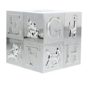 Baby Girl's Personalised Woodland Fox ABC Money Box