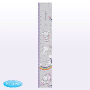 Girl's Personalised Tiny Tatty Teddy Unicorn Height Chart