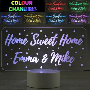 Personalised Light Up Message LED Colour Changing Sign