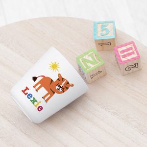 Personalised Kids Noah's Ark Plastic Dinner Set