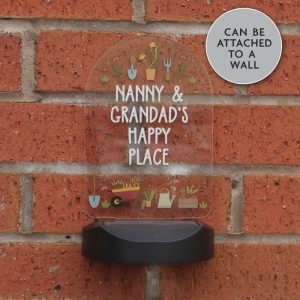 Personalised Vegetable Patch Outdoor Solar Light Up Sign