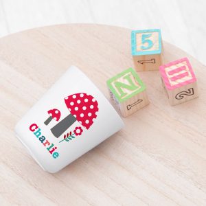 Personalised Kids Little Fox Drop-Proof Plastic Dining Set