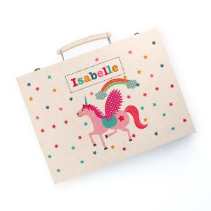Personalised Kids Unicorn Colouring In Art Set