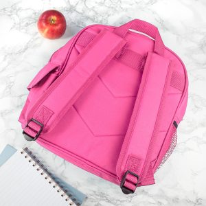 Personalised Girl's Floral Rucksack Bag Red or Pink
