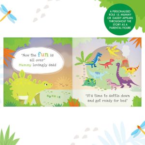 Personalised Dinosaur Book & Stacking Toy Toddler Gift