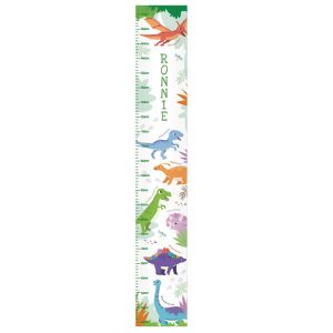 Personalised Dinosaur Height Chart - Vinyl