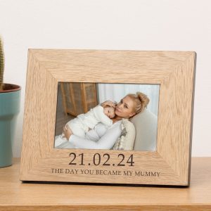 Personalised The Day You Became My Mummy 6x4 Photo Frame