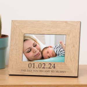 Personalised The Day You Became My Mummy 6x4 Photo Frame