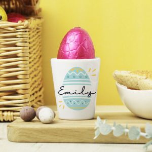 Personalised Ceramic Easter Egg Cup