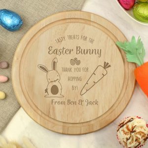 Kid's Wooden Personalised Easter Bunny Treat Board