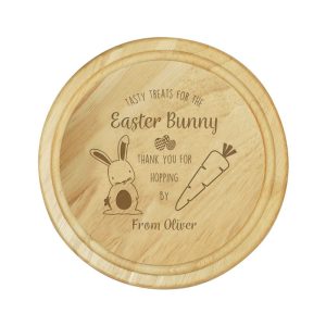 Kid's Wooden Personalised Easter Bunny Treat Board