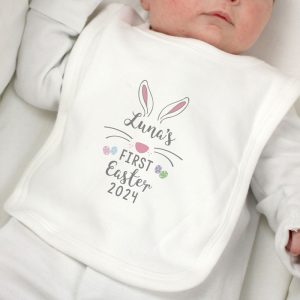 Personalised First Easter Baby Bib