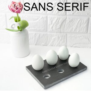 Personalised Slate Egg Holder