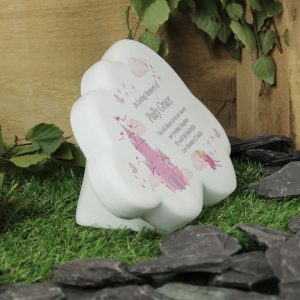 Personalised Fairy Castle Resin Memorial Cloud Ornament