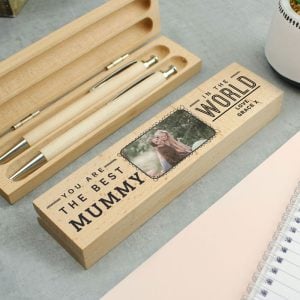 Photo Personalised Best In The World Pen & Pencil Set