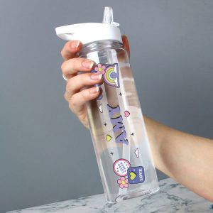 Girl's Personalised Good Vibes Water Bottle