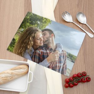 Personalised Photo Upload Glass Chopping Board