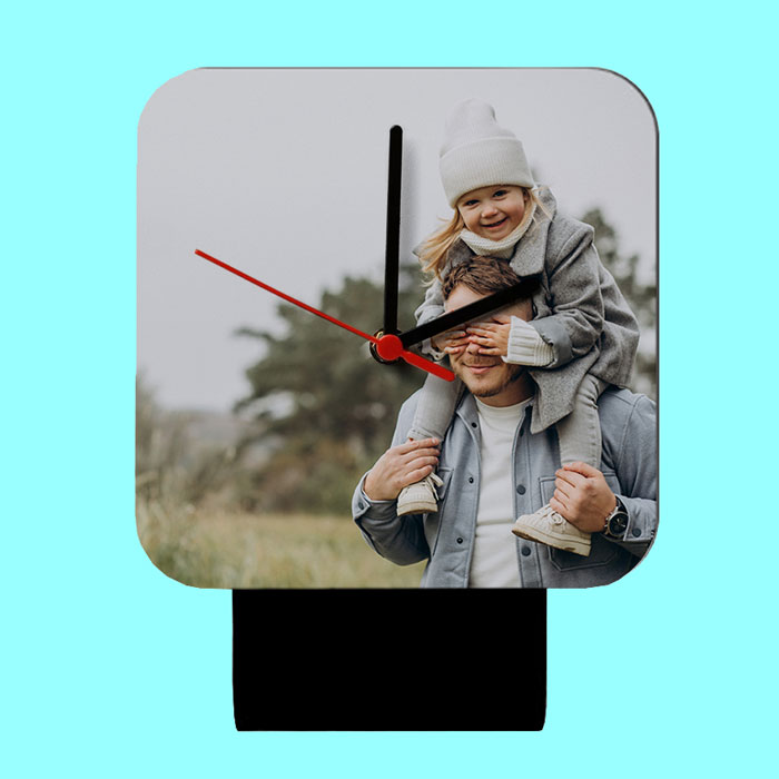 Personalised Photo Upload Desk Clock