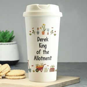 Personalised Gardening Insulated Travel Mug