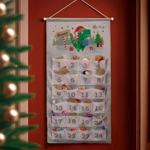 Kid's Personalised Dinosaur Fabric Advent Calendar