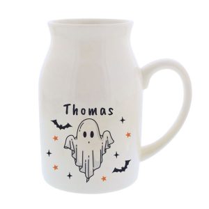Personalised Ceramic Halloween Ghost Jug