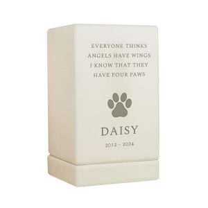 Personalised Dog or Cat Wooden Urn - Any Message
