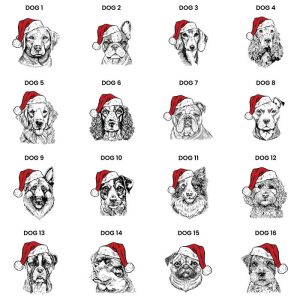 Personalised Dog Breed Ceramic Christmas Tree Bauble
