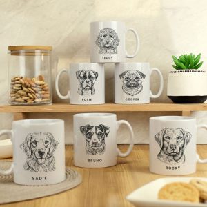 Personalised Dog Breed Ceramic Mug Pet Owner Gift