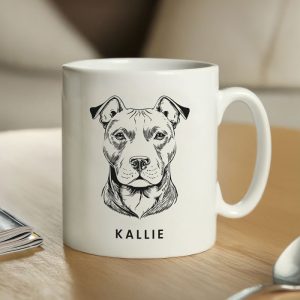 Personalised Dog Breed Ceramic Mug Pet Owner Gift