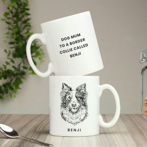 Personalised Dog Breed Ceramic Mug Pet Owner Gift