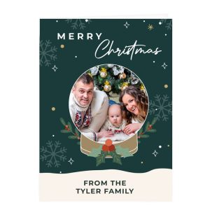 Personalised Pack of 10 Christmas Cards Photo Upload