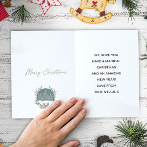 Personalised Pack of 10 Christmas Cards Photo Upload