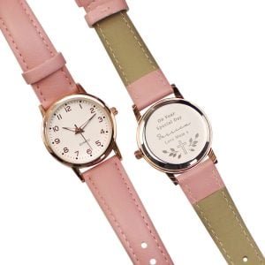 Personalised Holy Communion or Christening Pink Watch