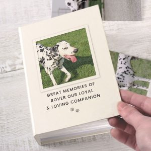 Personalised Pet Photo Upload 6x4 Inch Memorial Album