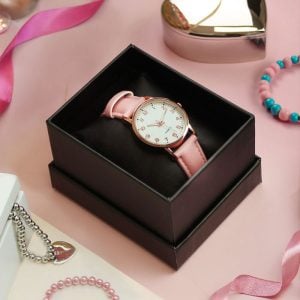 Personalised Girls Pink Watch Birthday Gift