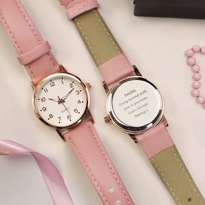 Personalised Girls Pink Watch Birthday Gift