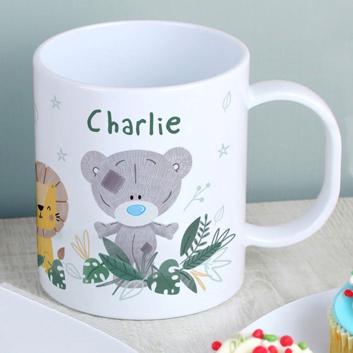 Personalised Tiny Tatty Teddy Jungle Animals Plastic Mug