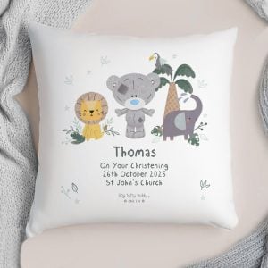 Personalised Tiny Tatty Teddy Jungle Animals Baby Cushion